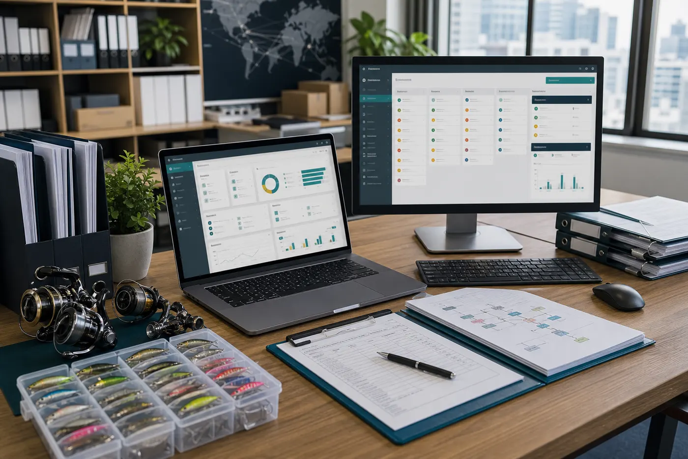In-house management system workflow